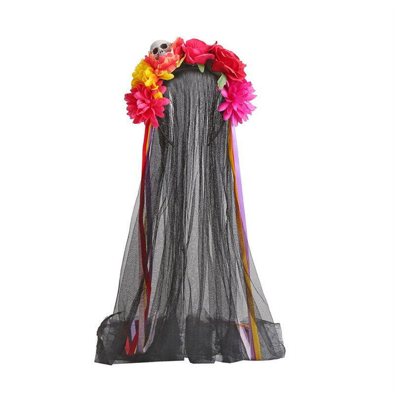 Женская повязка на голову с цветами, 1 шт.