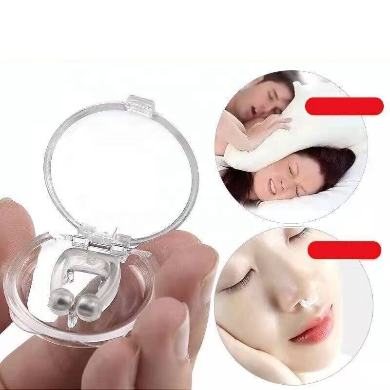 Hot Koop Verstelbare Medische Silicone Magnetische Anti Snurken Nose Clip Snore Stopper Voor Man En Vrouw