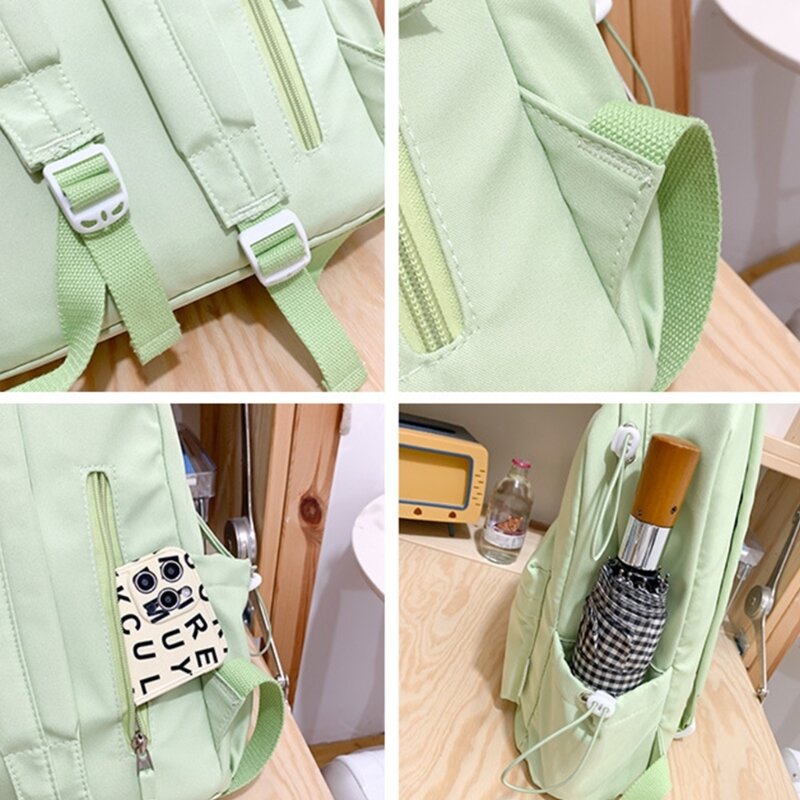 حقيبة مدرسية يابانية على الطراز الكوري حقيبة ظهر للحاسوب المحمول بسعة كبيرة حقيبة سفر حقيبة نهارية للمراهقين من الطلاب