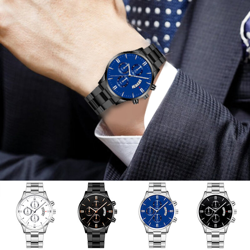 Relógio de quartzo moda esportes relógio casual individual negócio vestido relógio de pulso para homem d88
