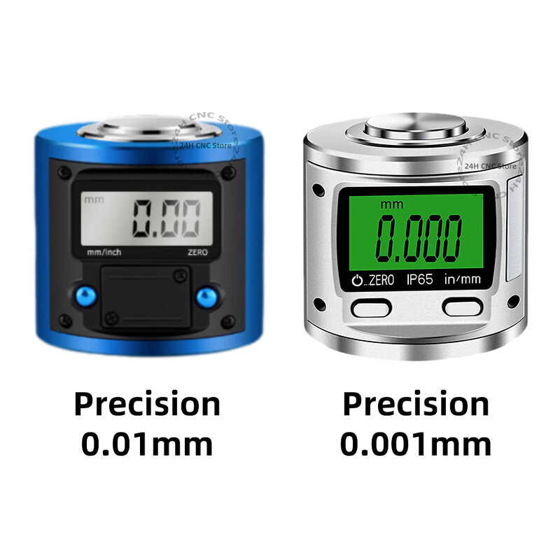 Setter de eje Z con medidor, herramienta fotoeléctrica, calibrador de ajuste cero, herramienta magnética Digital