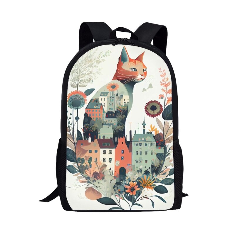 Tas punggung motif burung hewan populer untuk anak-anak tas sekolah remaja laki-laki perempuan tas ransel kapasitas besar buku siswa sekolah