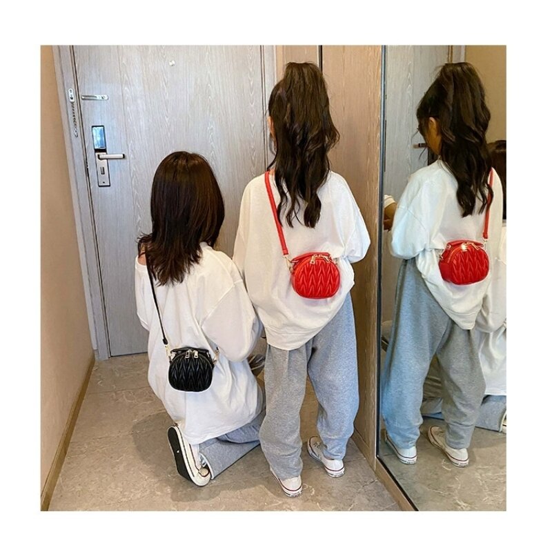 Bambini moda spalla nuova principessa ragazze borsa a tracolla quotidiana chiave Snack portamonete borsa Mini borsa donna borsa a tracolla per bambini