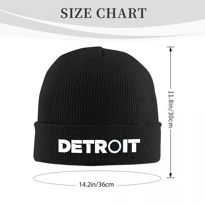 Menjadi Manusia Logo rajutan Bonnet topi 100% katun Fashion tetap hangat topi