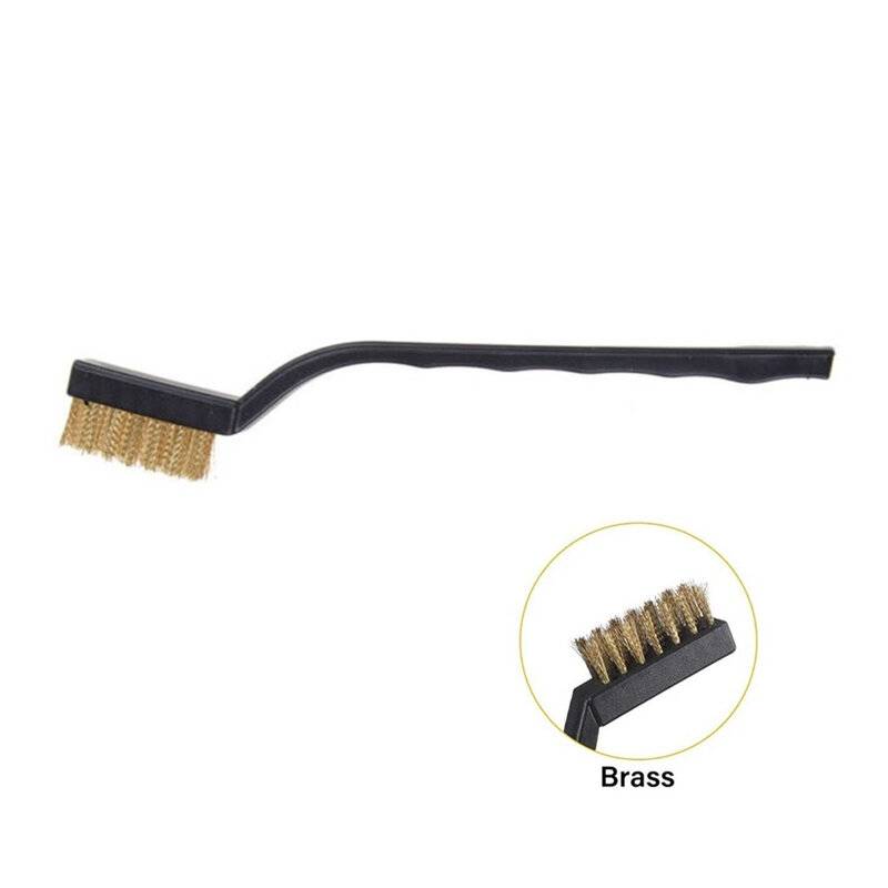 1/3pc Cleaning Brush For Stainless Steel Copper Nylon Wire Rust Scrub Remove Cleaning Tools And Accessories For Machinery Molds