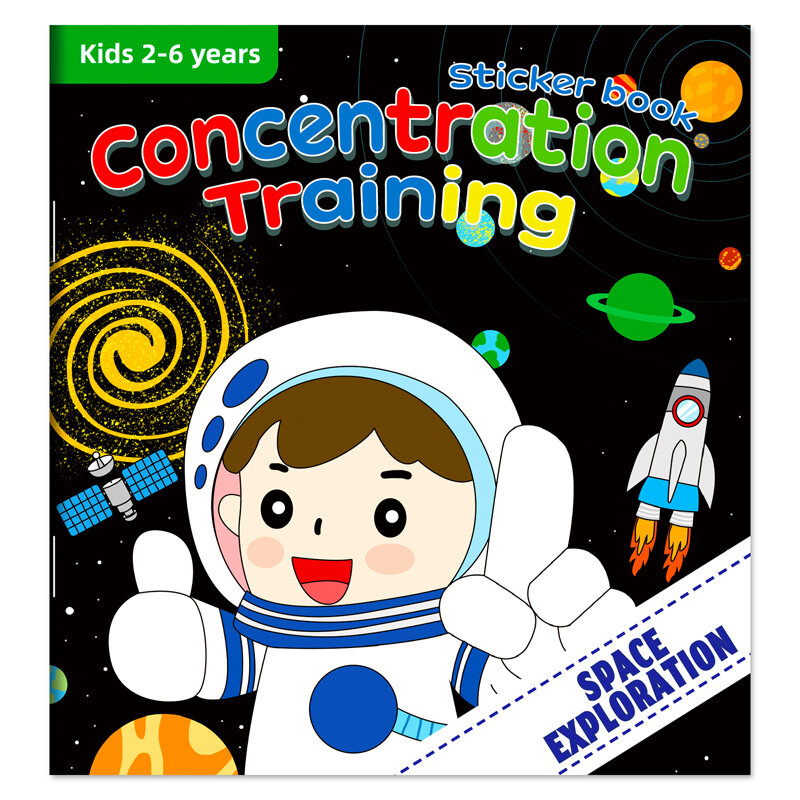 Libro de pegatinas reutilizable, libros de dibujos animados, cognición de animales, juguetes educativos Montessori para aprendizaje preescolar para niños de 3 a 6 años