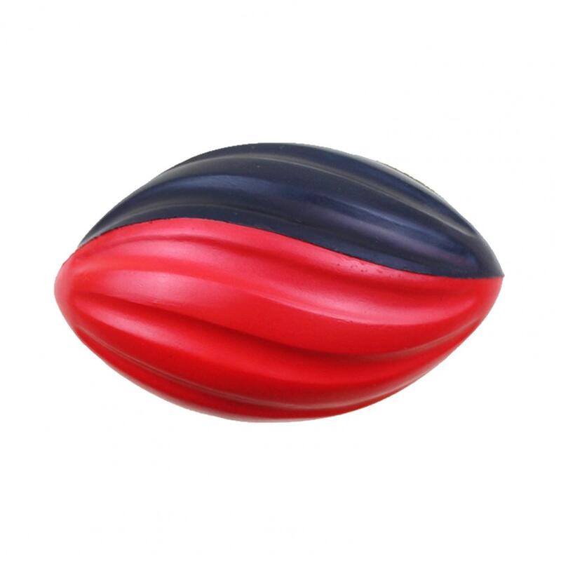 Portable Hand-eye Coordination Aid Soft Foam Spiral Football Toy for Kids Easy Grip Decompression Toy for Hand-eye Coordination