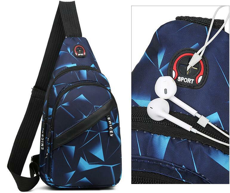Schulter Umhängetasche für Männer kurze Reise Messenger Brusttasche Licht Outdoor Sport Casual Liebhaber Single Shoulder Bag