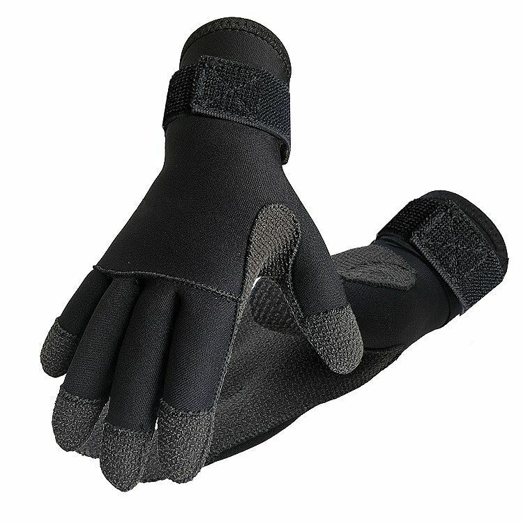 3 мм/5 мм Неопреновые Нескользящие перчатки для зимнего дайвинга, плавания, катания на лыжах и скалолазания