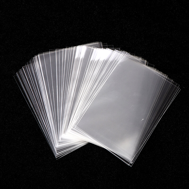 100 kart sztuk/paczka obrońcą magicznych zabójców trzech królestw kart gwiazda futbolu przezroczystych gier planszowych 60*90mm