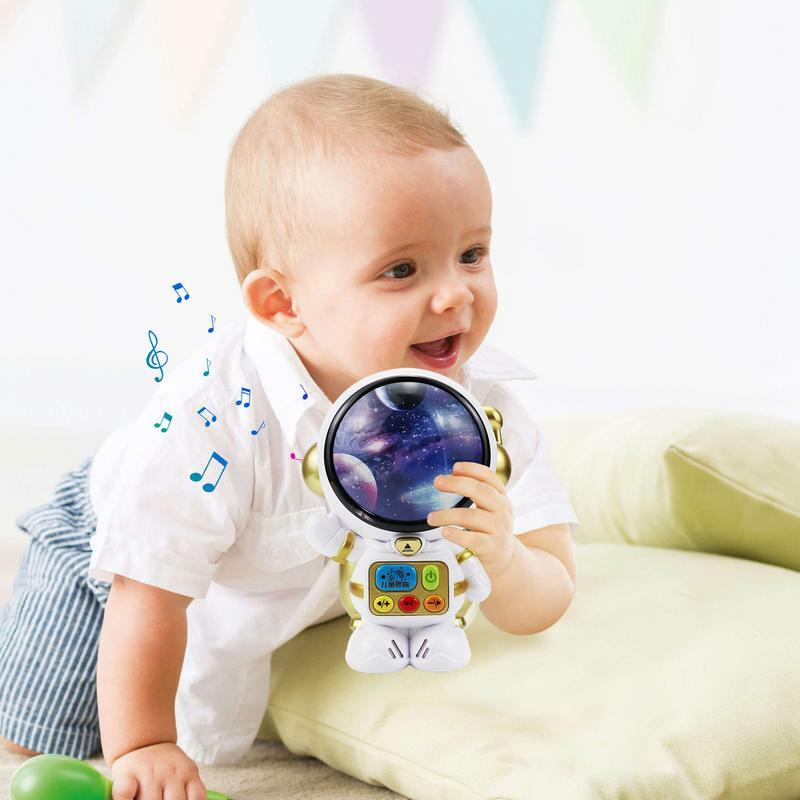 Electronic Robot Toy Learning Fun Robot Music Storytelling Machine Toy Impact-Resistant  Cute Appearance Interactive Toy Gifts