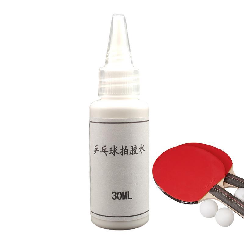 Pegamento de goma para raqueta de tenis de mesa, esponja adhesiva deportiva de secado rápido, paleta confiable segura, 30ml