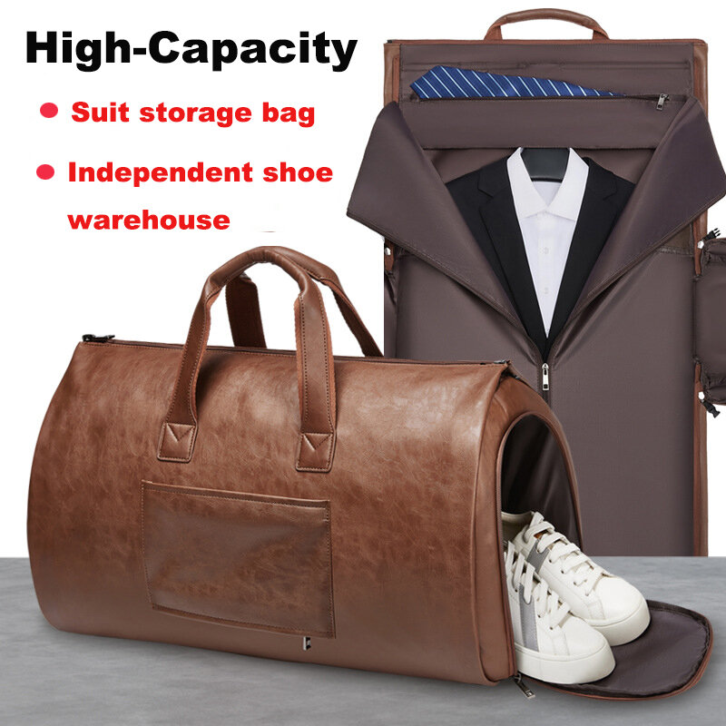 Waterproof Travel Suit Storage Bag For Men's Business Travel Storage Bag For Hand Held Crossbody Large Capacity Luggage Bag