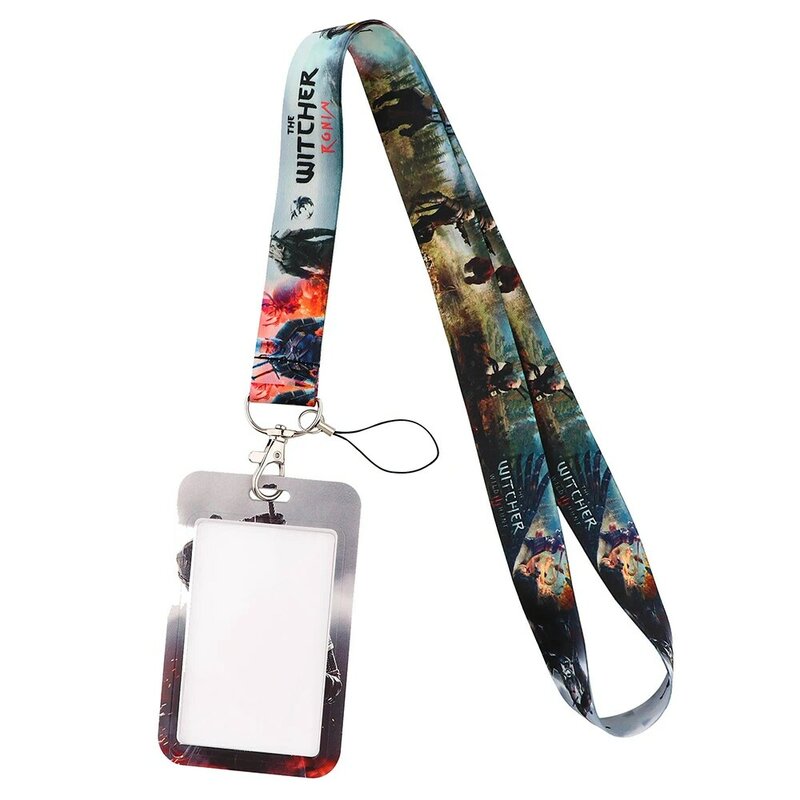 Flyingbee X2621 Cool Figure Fashion Lanyards ID Badge Holder Bus Pass Case Cover Slip Bank Credit Card Holder Strap Cardholder