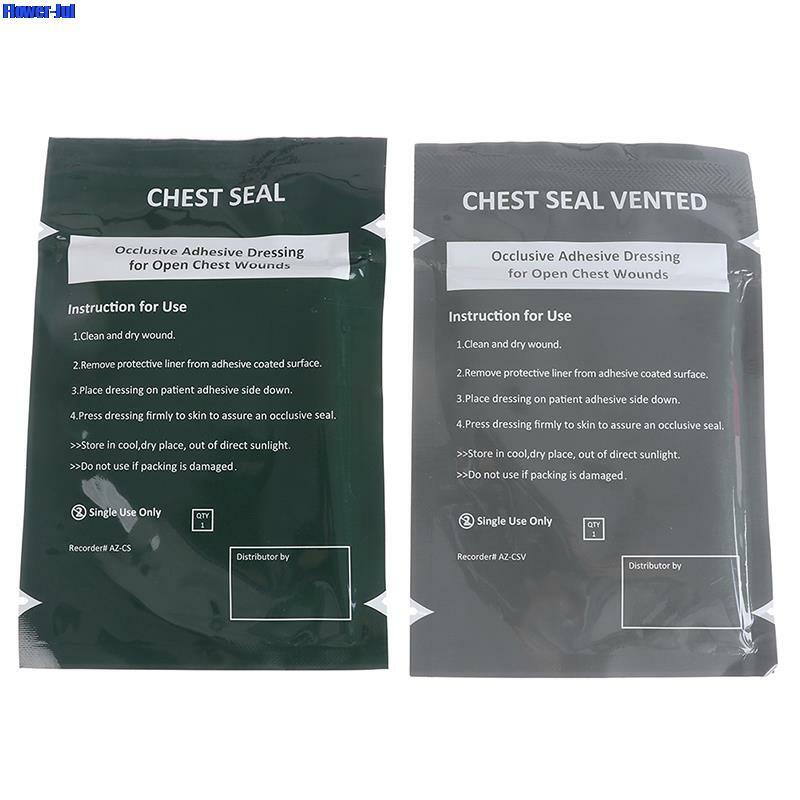 1 pz nord americano salvataggio Hyfin chest seal medical chest seal ventilato