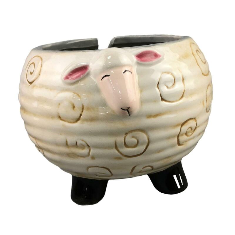 Ciotola portaoggetti all'uncinetto accessori per ciotole per maglieria gancio decorativo con fori per trapani ciotola per filati in ceramica