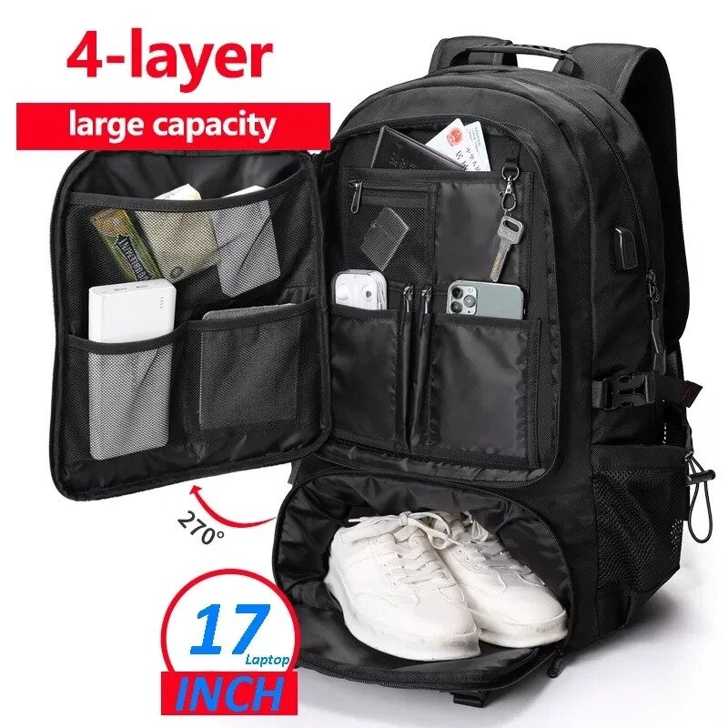 Grand sac à dos d'extérieur pour homme, sac à dos de voyage, sac à bagages scolaire, sac à dos de sport, camping, randonnée, homme, X148C, 80L, 60L