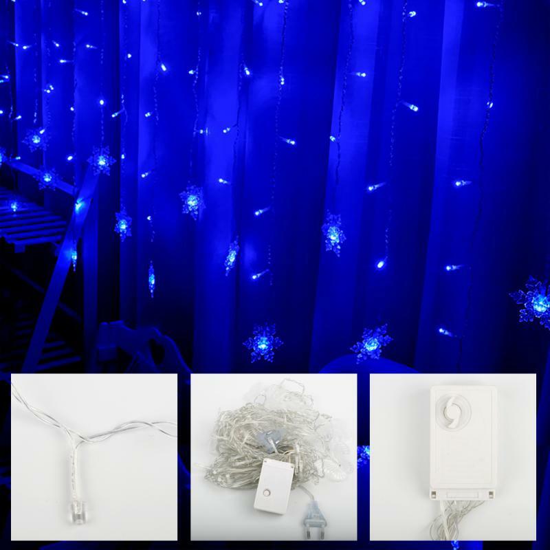 Anti Aging Snow And Ice Strip Lights Lighting Fixtures String Wedding Decorations 3.5*0.7 M Curtain Lights Anti Corrosion