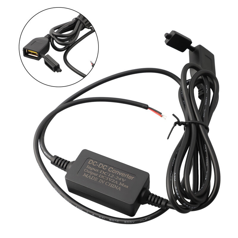 Waterproof USB Power Socket Charger, Acessórios da motocicleta, 12V, 24V, construção durável, protege seus dispositivos