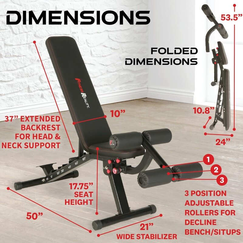 Фитнес-реалити 2000 супер макс XL-Регулируемая весовая скамья-скамья для пресса и тренировок скамья для уклона и ухудшения силы тренировки