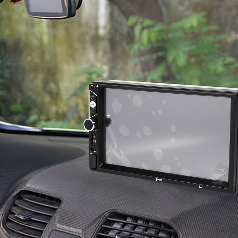 Aggiornamento Stereo per auto con doppio schermo Din da 7 pollici l'ultima versione lettore Mp5/4/3 supporto Video Radio Fm Backup vista posteriore