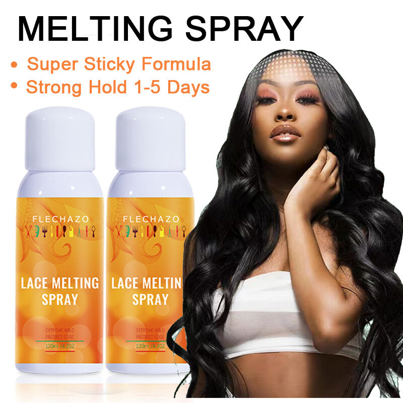 Front Lace Wig Glue Lace Melting Spray And Lace Melted Band Wig Installation Kit Set Glueless Lace Melting Spray Edge Control