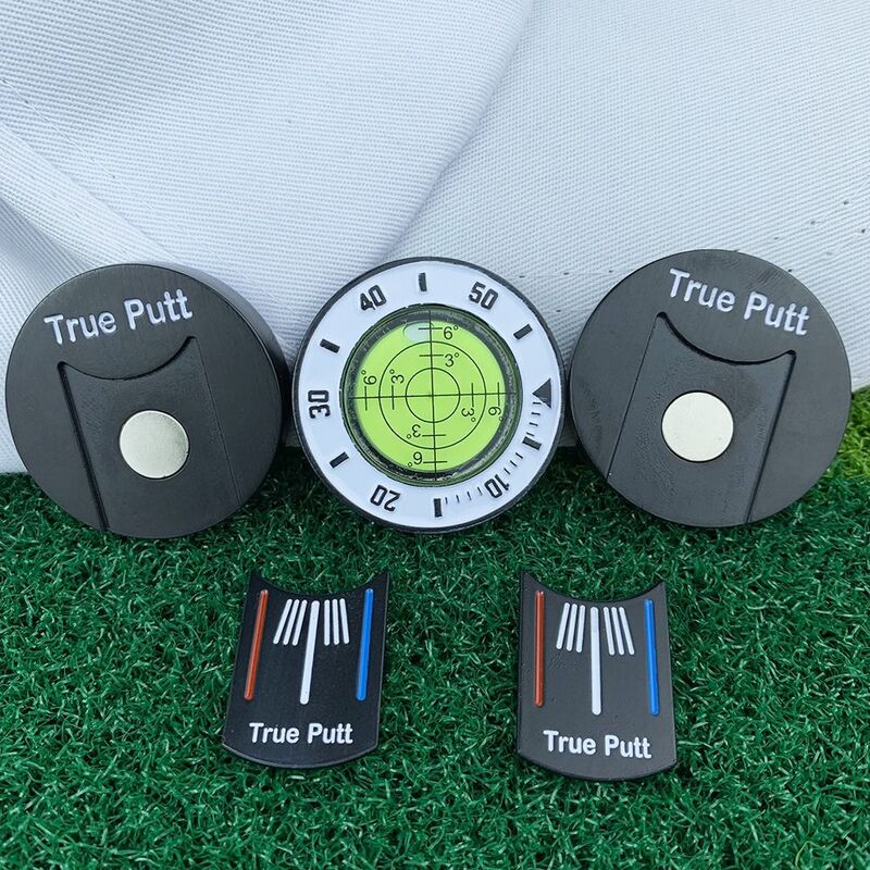 Leesniveau Leesbalmarkering Magnetische Hoge Precisie Golfbal Marker Zwart Rood Golfhoed Clip Marker Kids