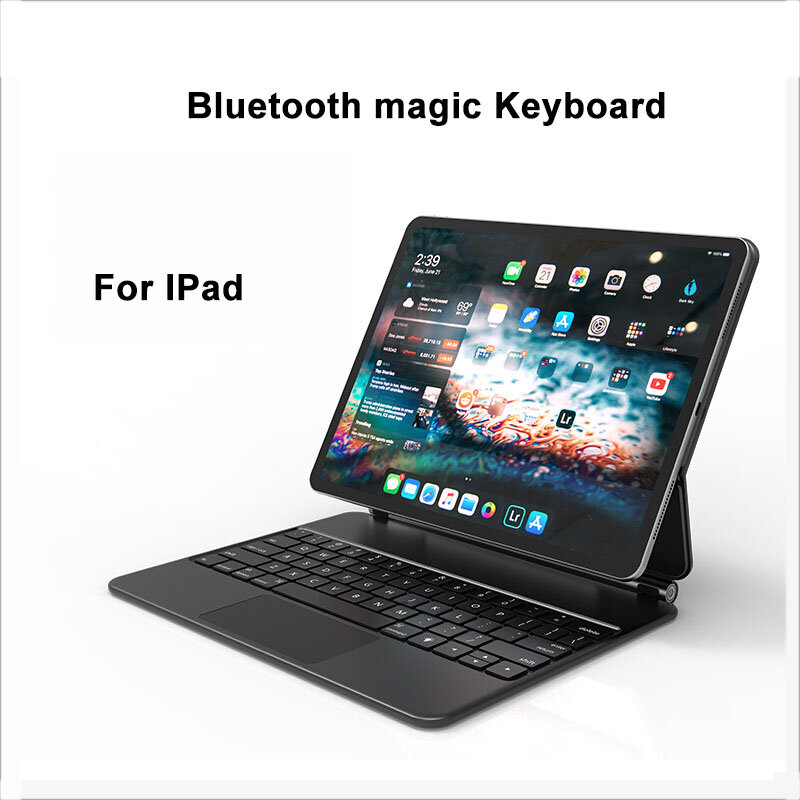 Clavier magique Bluetooth rétro-éclairé pour iPad X 10 10e Pro 11 Air 4 5 10.9 2022 2021 2020 génération, étui,clavier sans fil,clavier ipad,clavier bluetooth azerty francais