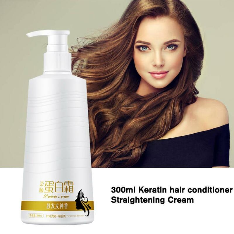 KerBrian-Crème revitalisante manuelle, revitalisant nourrissant, livres protecteurs, hydratant, lissage des cheveux, 300ml