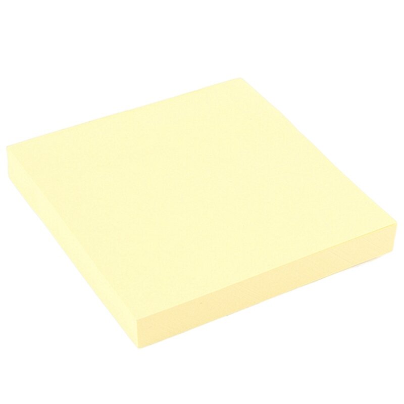 Papier jaune brillant et adhésif pour le bain, super notes de poste, colonnes adaptées aux écoles, aux familles et aux bureaux