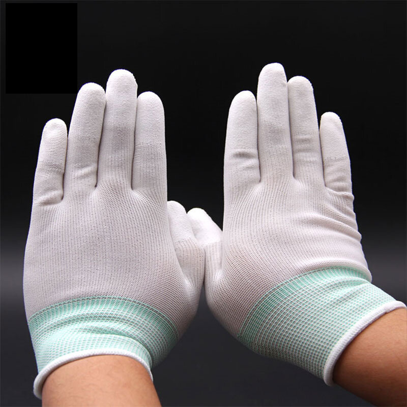 Anti Static ESD Electronic Working Gloves Pu Finger PC Antiskid For Garden Beekeeping Gloves