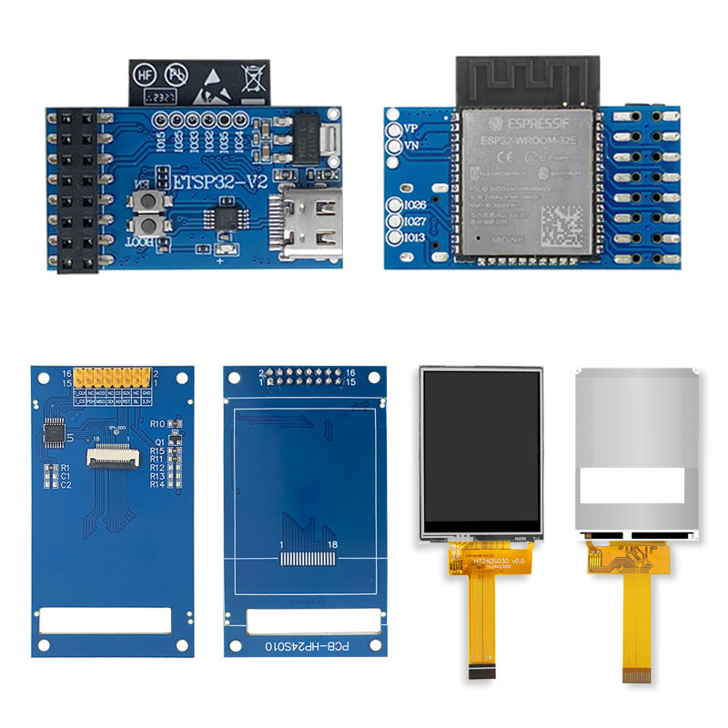 ESP32 Arduino LVGL WIFI&Bluetooth Development Board 2.4" 240*320 Smart Display Screen 2.4inch LCD TFT Module