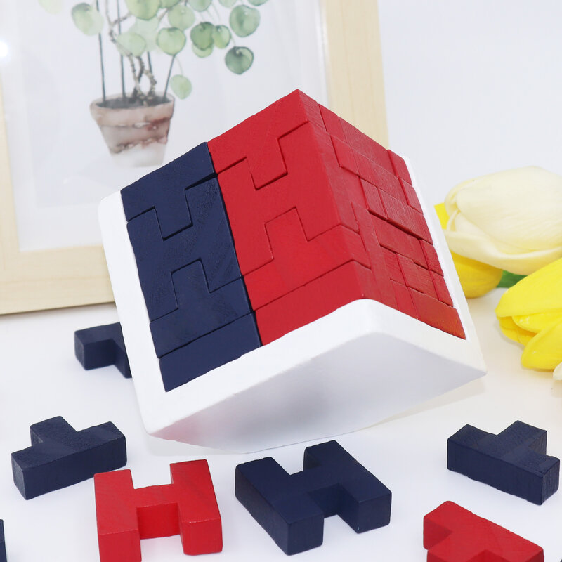 Original Luban Lock magic fight HT combination of intelligent direct sales of wooden wooden toys puzzle board game development