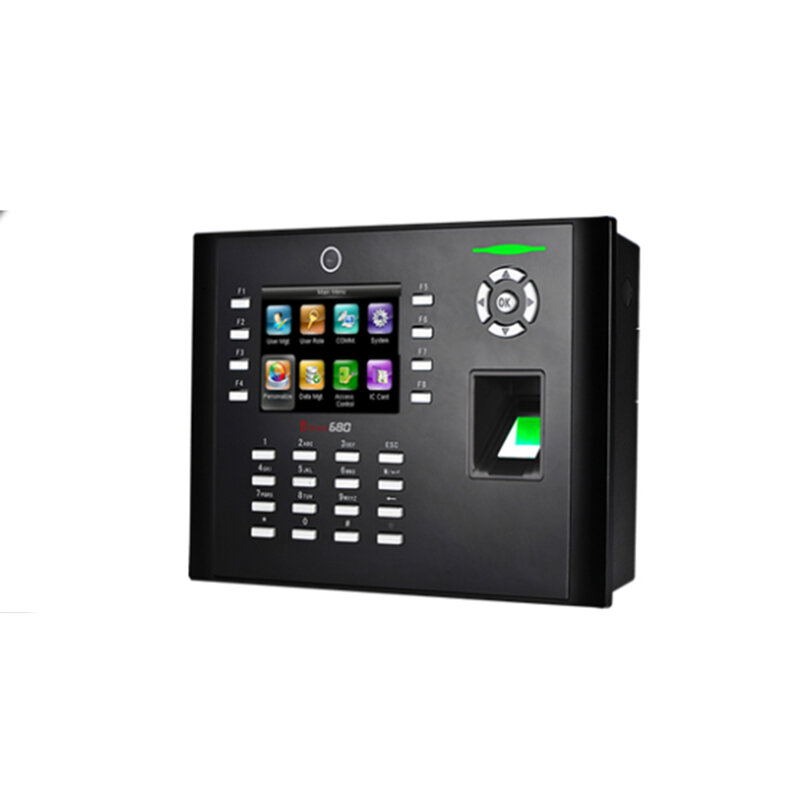 IClock680 + IC MF IC Card, Fingerprint Time, Attication e Access Control Terminal