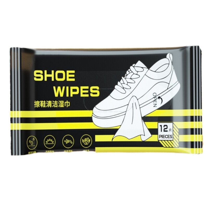10/80Pcs Disposable Shoe Wipes Quickly Wipes for Sneakers White Shoe Wipes Sneaker Cleaning Wipes Removes Dirt