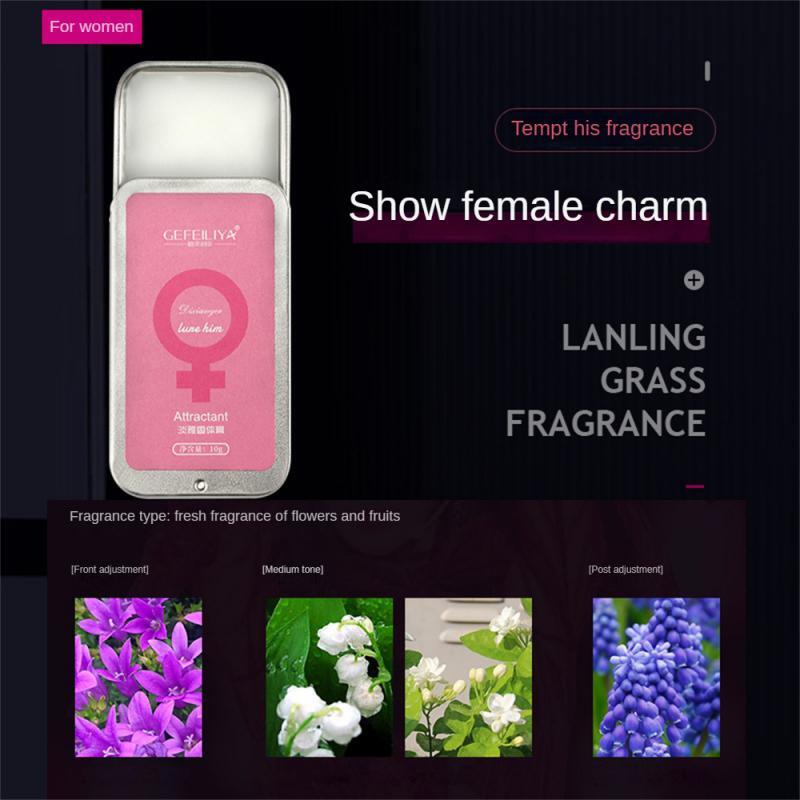 Pheromon Parfüm fester Balsam für Männer Frauen Zerstäuber Flasche Glas Mode Dame weibliche Parfum dauerhafte Blume Duft Deodorant