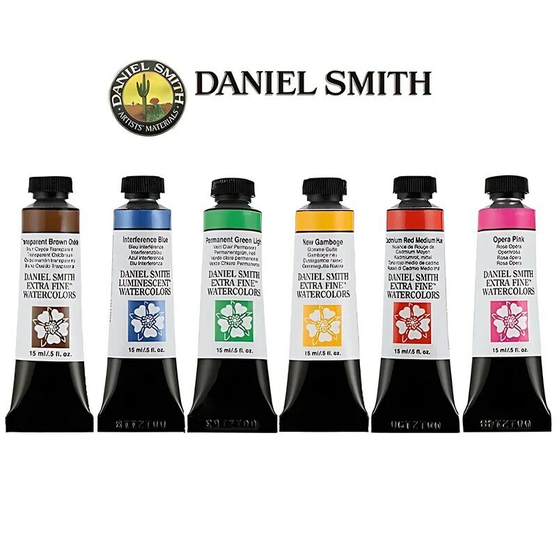 Pintura de acuarela American Daniel Smith, Mineral Natural ultrafino, tubo de pintura, suministros de pintura para artistas, 15ml