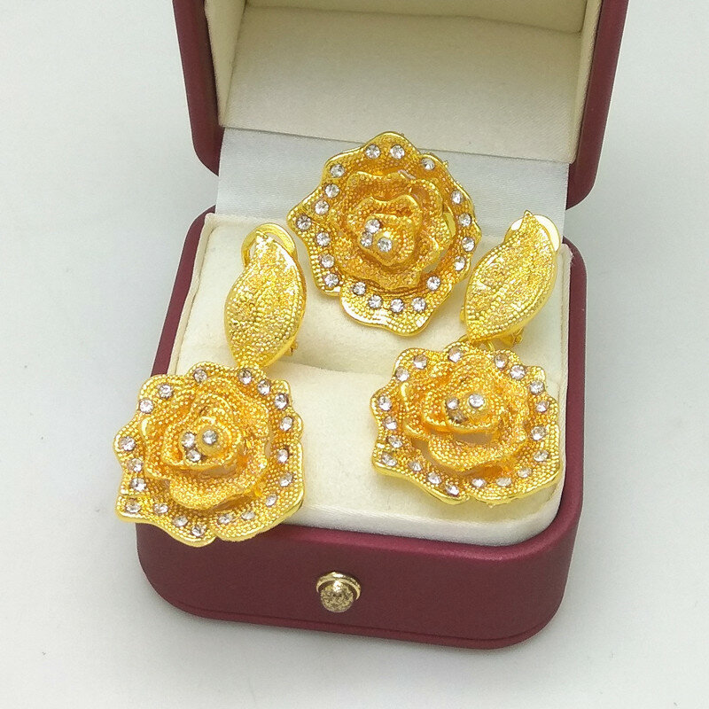 Kingdom Ma nigeryjczyk koraliki ślubne zestaw biżuterii dla nowożeńców dubaj złoty kolor zestawy biżuterii afrykański naszyjnik z koralików bransoletka zestaw biżuterii