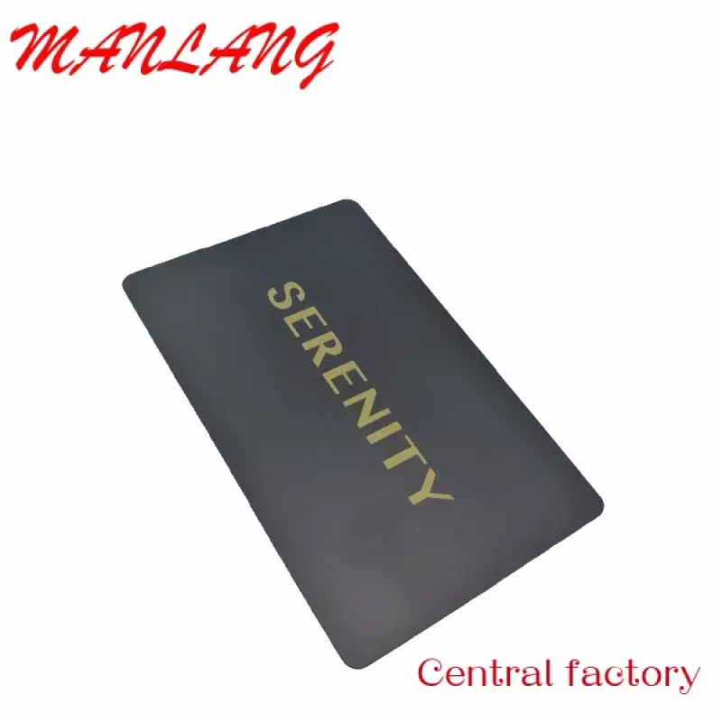 Personalizado Bla Table N RFID Busins Card, aço inoxidável imprimível, personalizado
