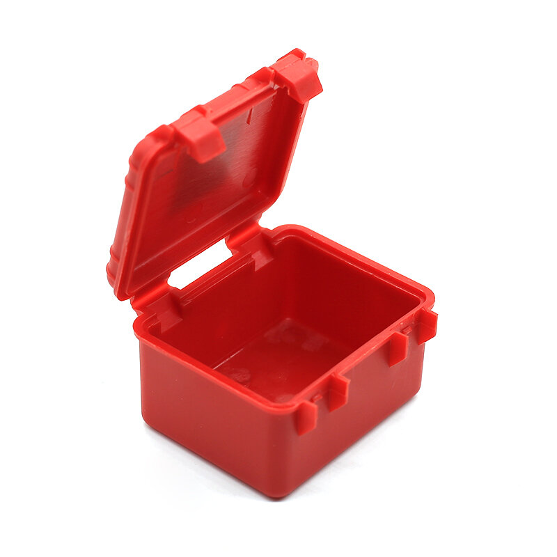 Boîte de rangement en plastique pour voiture RC, outil de décoration pour Traxxas Trx4, Axial Scx10, 90046, D90, 1/10, accessoires Inoler, rouge, 3 pièces