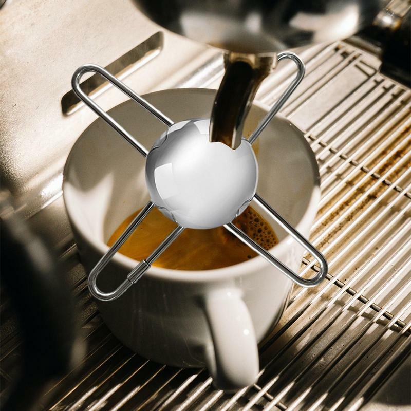 Bola congelada para café Espresso, bolas de hielo de acero inoxidable reutilizables, Gadget de café de enfriamiento multifuncional para accesorios de cocina