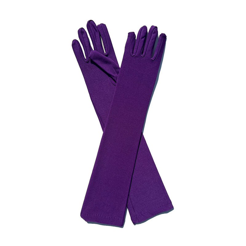 Новинка женские длинные перчатки Стрейчевые перчатки для свадьбы или вечеринки
