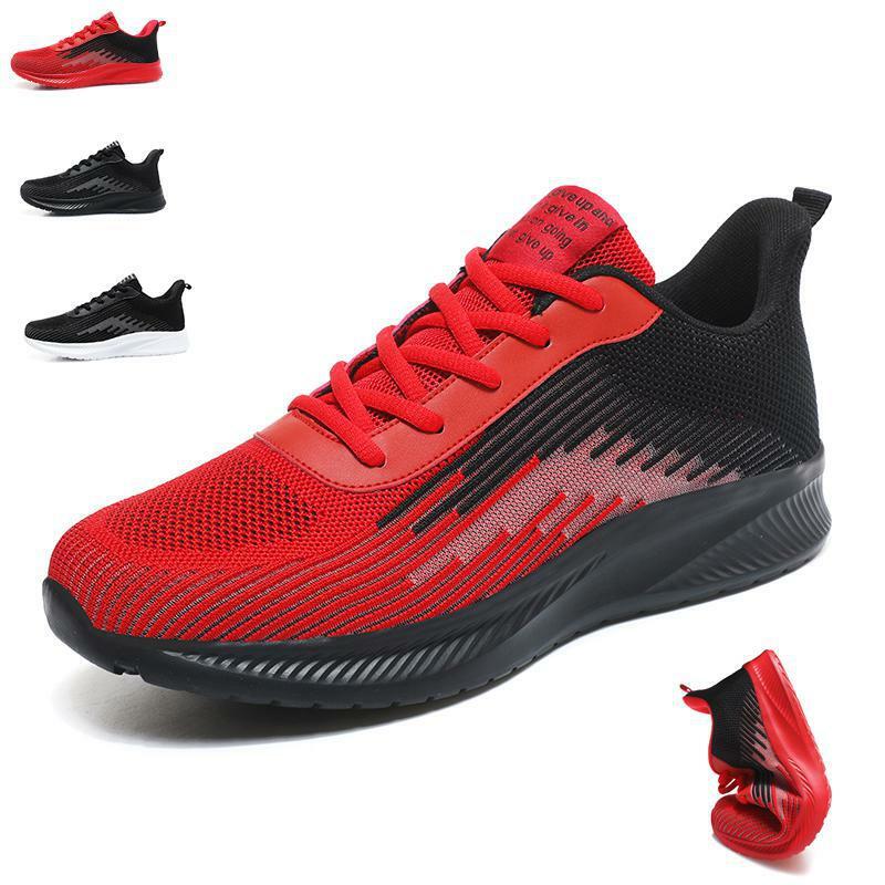 Scarpe da uomo della stazione europea 2023 nuove scarpe da ginnastica rosse in Mesh traspirante autunnale suola spessa da uomo aumentata da Daddy Tide Shoes