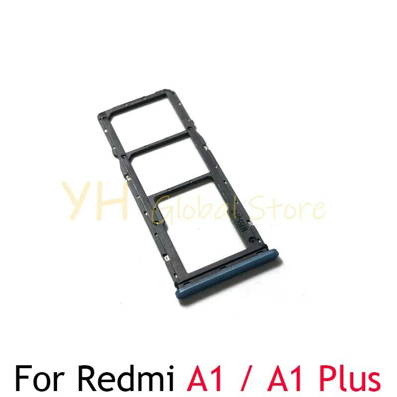 Soporte de bandeja para ranura de tarjeta Sim, piezas de reparación para Xiaomi Redmi A1 A1 + A2 A2 + Plus, 10 unidades
