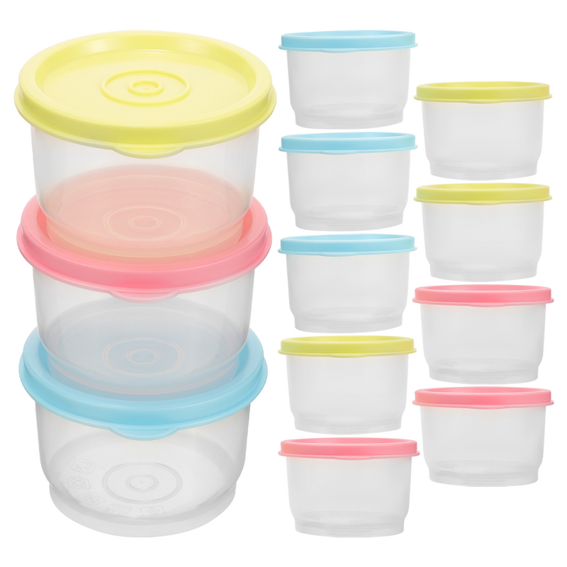 150ML Storage with Infant Crisper Microwave Oven Crisper Freezer Storage, Reusable Small Containers, Dishwasher Friendly
