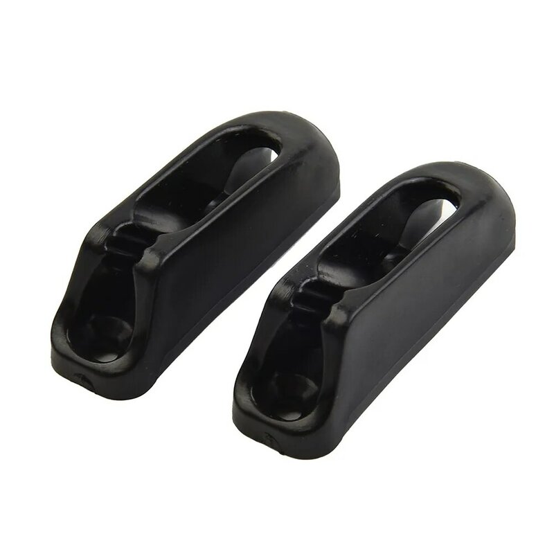Corda autobloccante corda nera Clam Cleat Cord Lock facile da regolare bullone a vite in Nylon diametro 3mm cavo autobloccante durevole