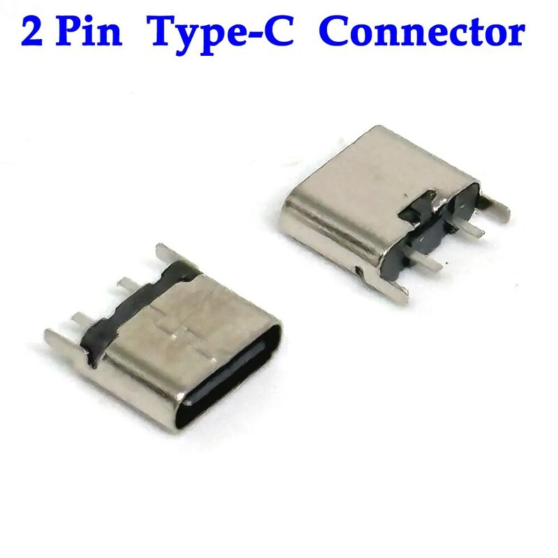 Typ C USB 3.1 2 złącze pinowe żeńskie gniazdo SMD z gniazdem SMD do portu ładowania wysoki prąd PCB złącze transferu danych