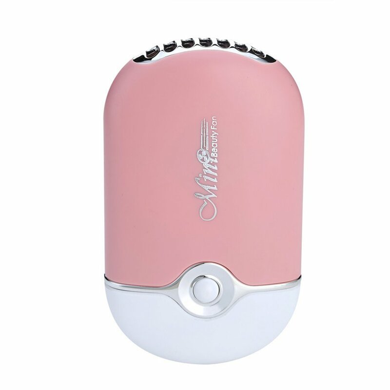 Mini souffleur de faux-cils, 400mAh, climatiseur portable, ventilateur sans feuilles, chargeur USB, nouveauté