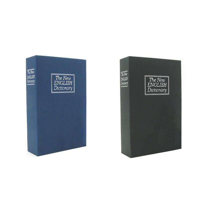 Mini Livro Seguro Caixa Com Fechamento, Multipurpose Dinheiro, Diário De Jóias, Chave De Segurança, Caixa De Bloqueio De Chave, Recipiente, Cofre