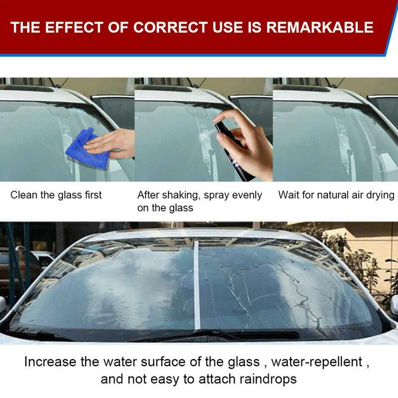 น้ำยาทำความสะอาดกระจกรถยนต์แบบไม่ชอบน้ำขนาด50มล. กันน้ำฝนที่บังลมสารกันฝนสำหรับทำความสะอาดกระจก